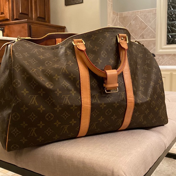 Authentic Louis Vuitton Monogram AB Keepall 50 Duffle Bag. - Picture 2 of 10
